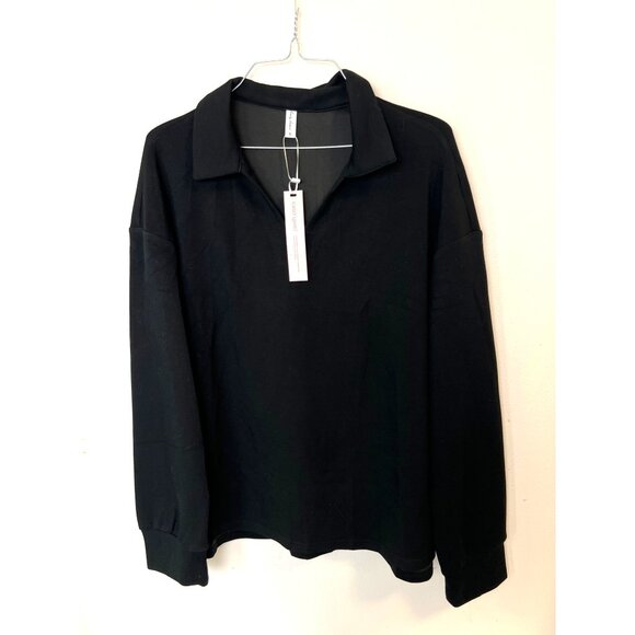 Casly Lamiit Two Piece Set Skort Jacket Tracksuit Matching Set Lounge Tennis Bla - Picture 9 of 12